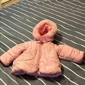 London Fog Pink Puffer Jacket for Kids
